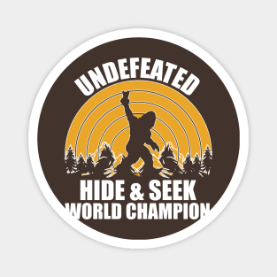 Hide & Seek World Champion Bigfoot Magnet